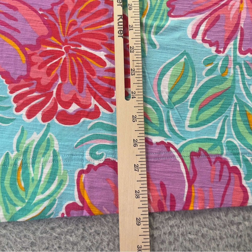 Lilly Pulitzer Dress Womens Small Multicolor Floral Cassie T Shirt Colorfull - Picture 8 of 9